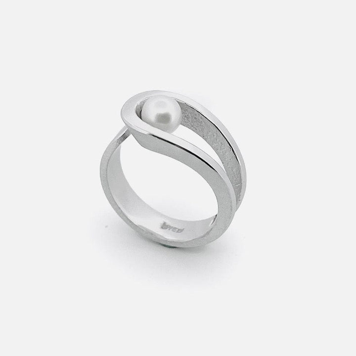 Jean Bastien Bagues Bague en argent sterling et perle