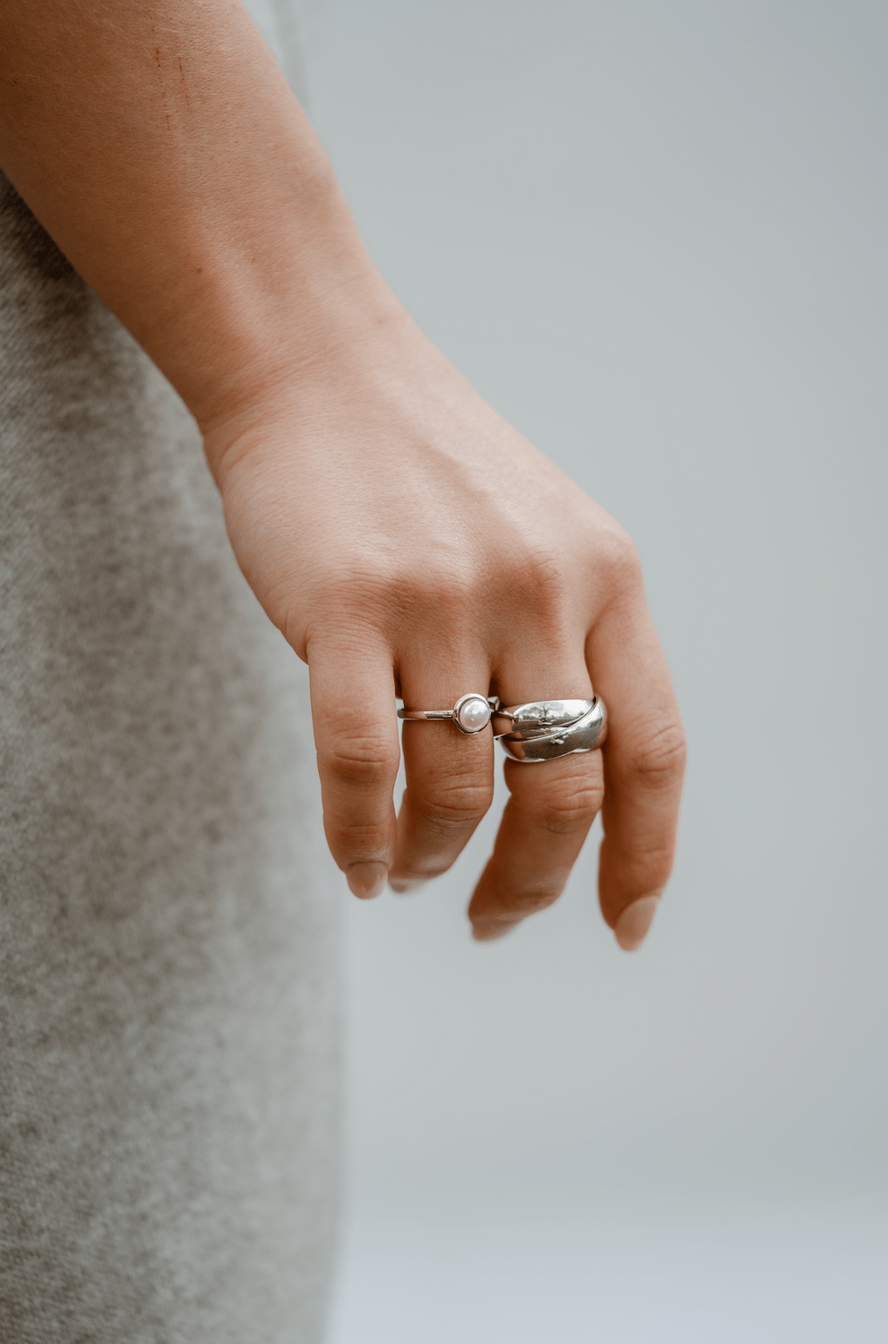 Jean Bastien Bagues Bague Éva en argent sterling