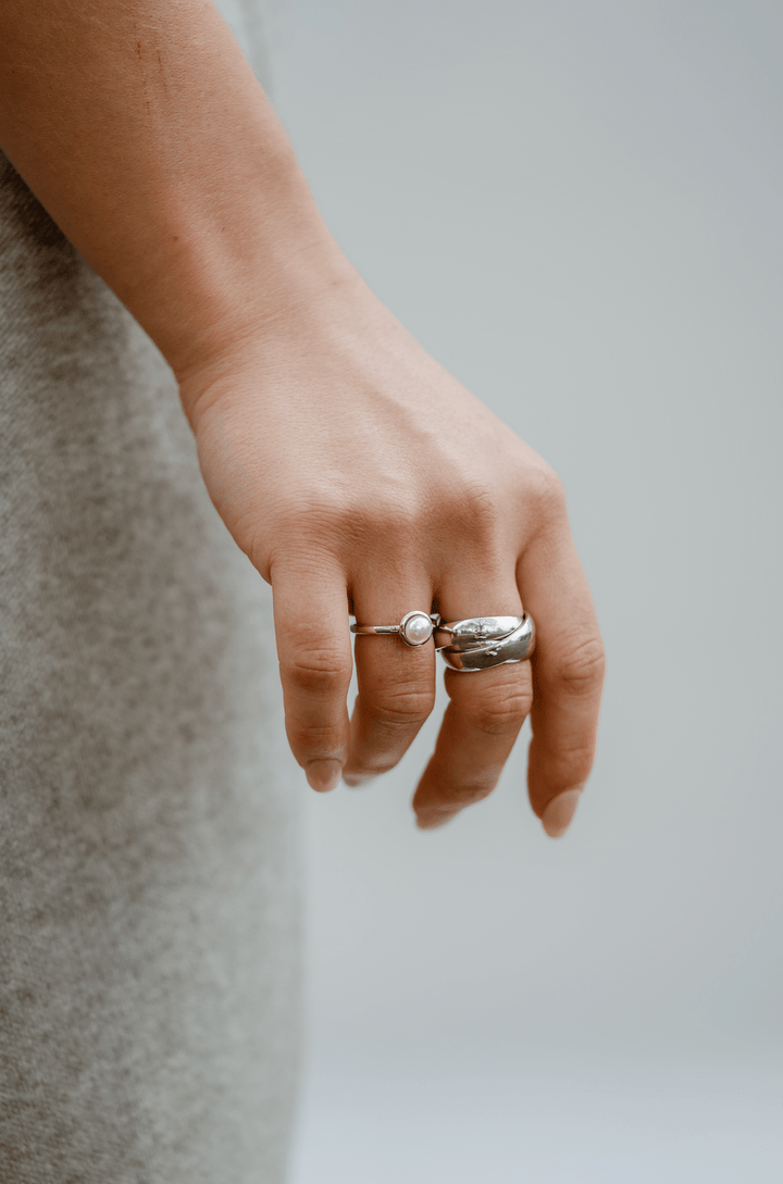 Jean Bastien Bagues Bague Éva en argent sterling