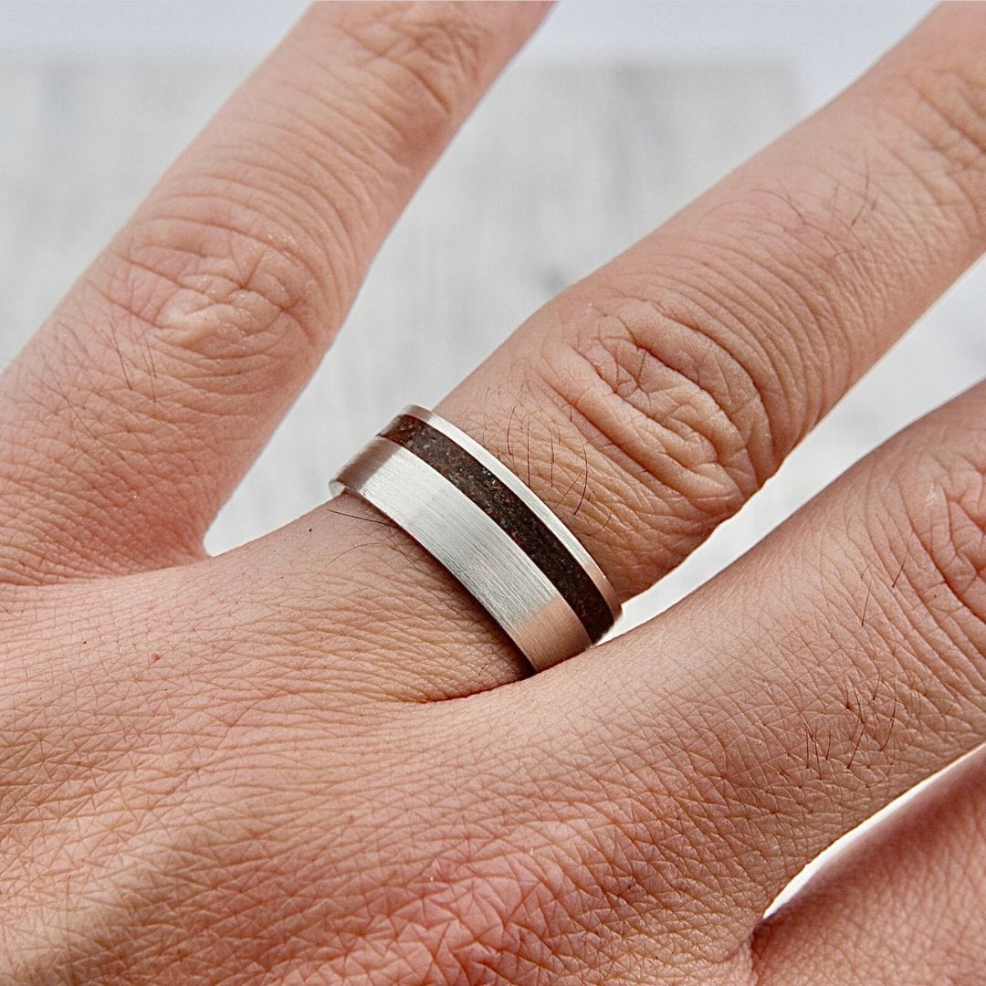 Mathieu Blanchard Bagues Bague Triceratops du Montana en argent sterling