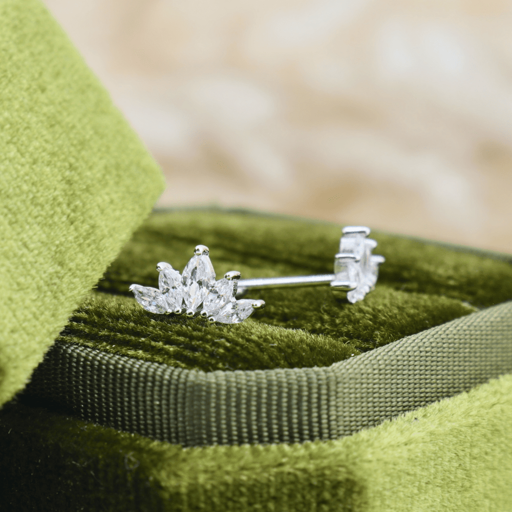 Mathieu Blanchard Boucles d'oreilles Boucles d'oreilles Marquise en argent sterling