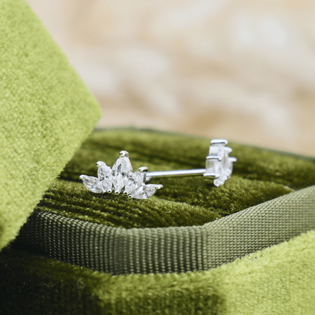 Mathieu Blanchard Boucles d'oreilles Boucles d'oreilles Marquise en argent sterling