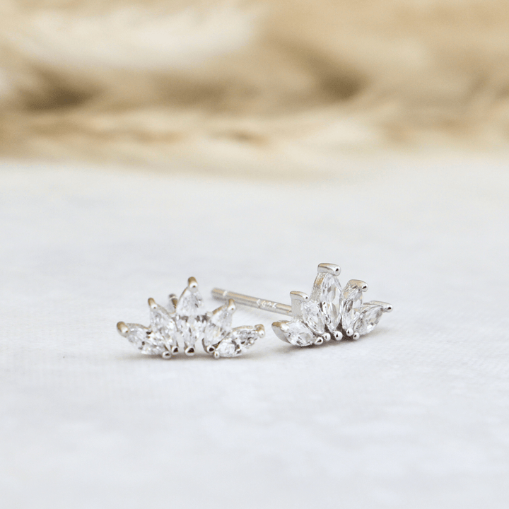 Mathieu Blanchard Boucles d'oreilles Boucles d'oreilles Marquise en argent sterling