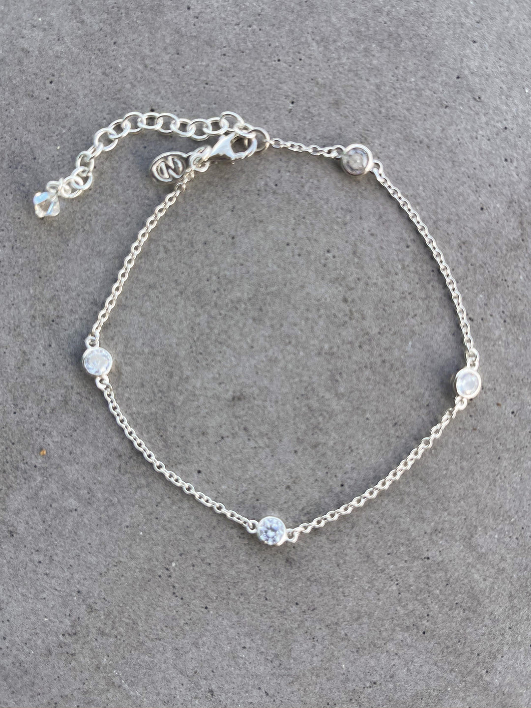 Caroline Néron Bracelet Bracelet Chaîne d'amour en argent sterling