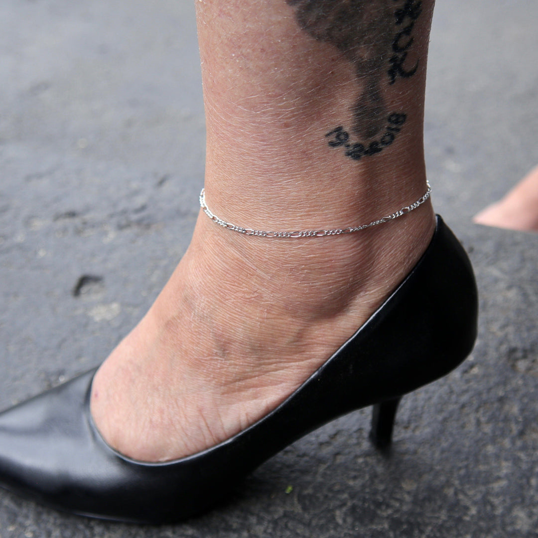 Mathieu Blanchard Chaîne Figaro en argent sterling