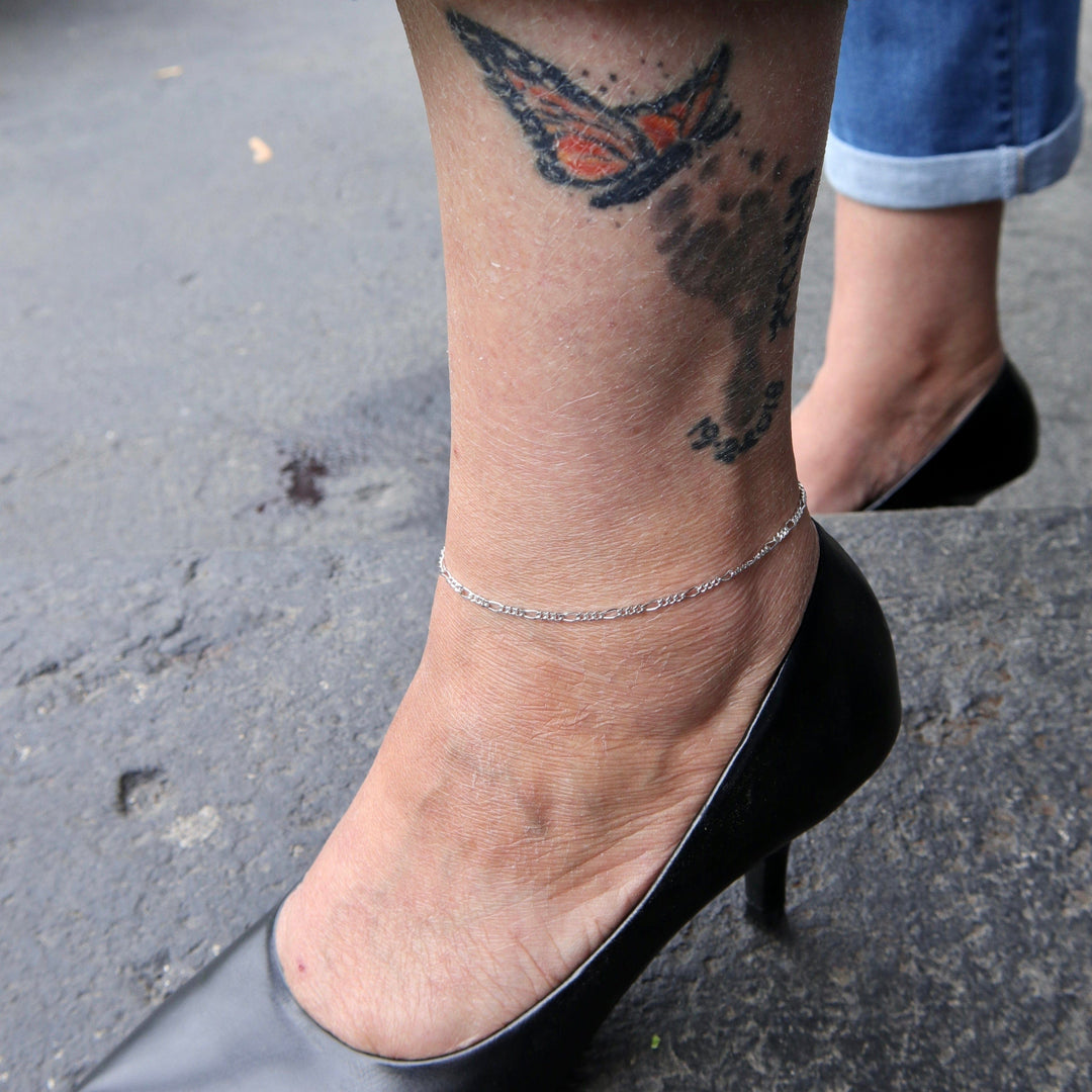 Mathieu Blanchard Chaîne Figaro en argent sterling