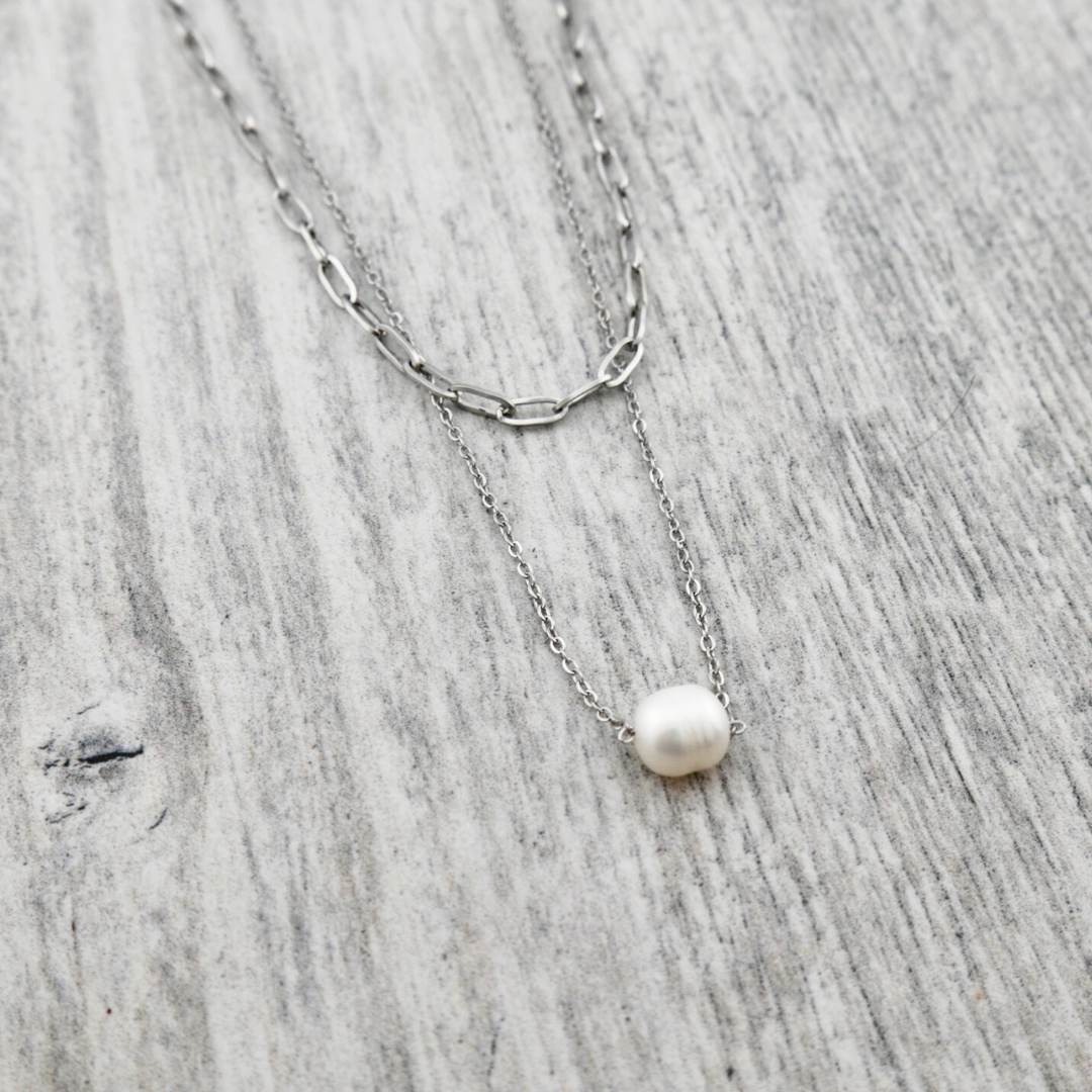 Mathieu Blanchard collier Collier Éclisse en acier