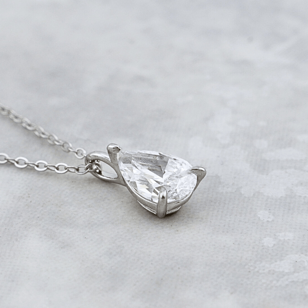 Mathieu Blanchard Pendants Argent Collier Goutte en argent sterling