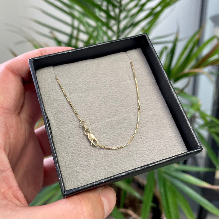 - Colliers Chaine vénitienne en argent sterling ou or 10K