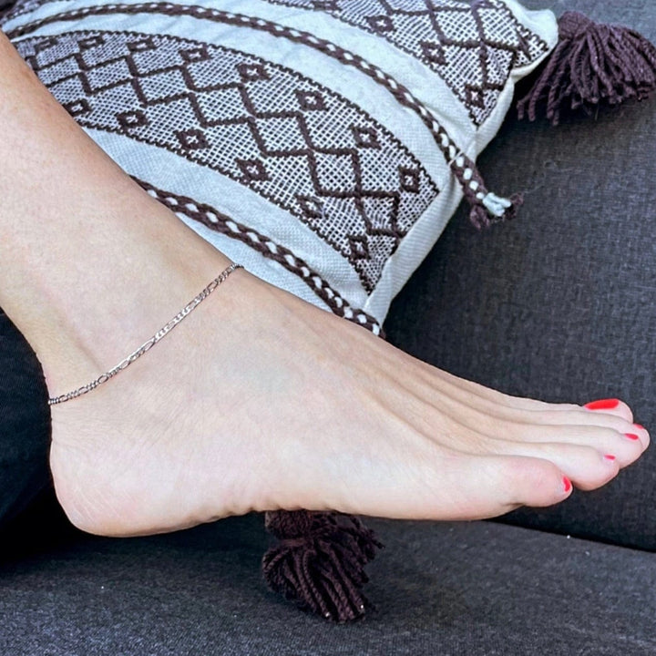 Mathieu Blanchard Chaîne Figaro en argent sterling