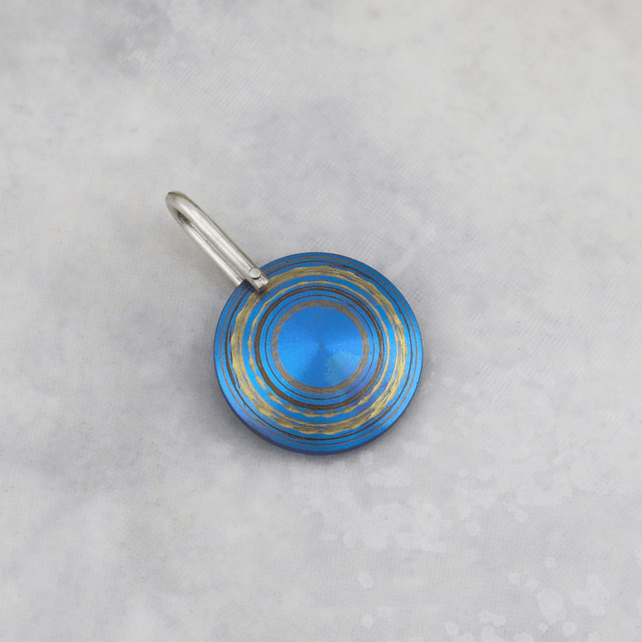 Christine Dwane Pendentif en argent sterling et titane