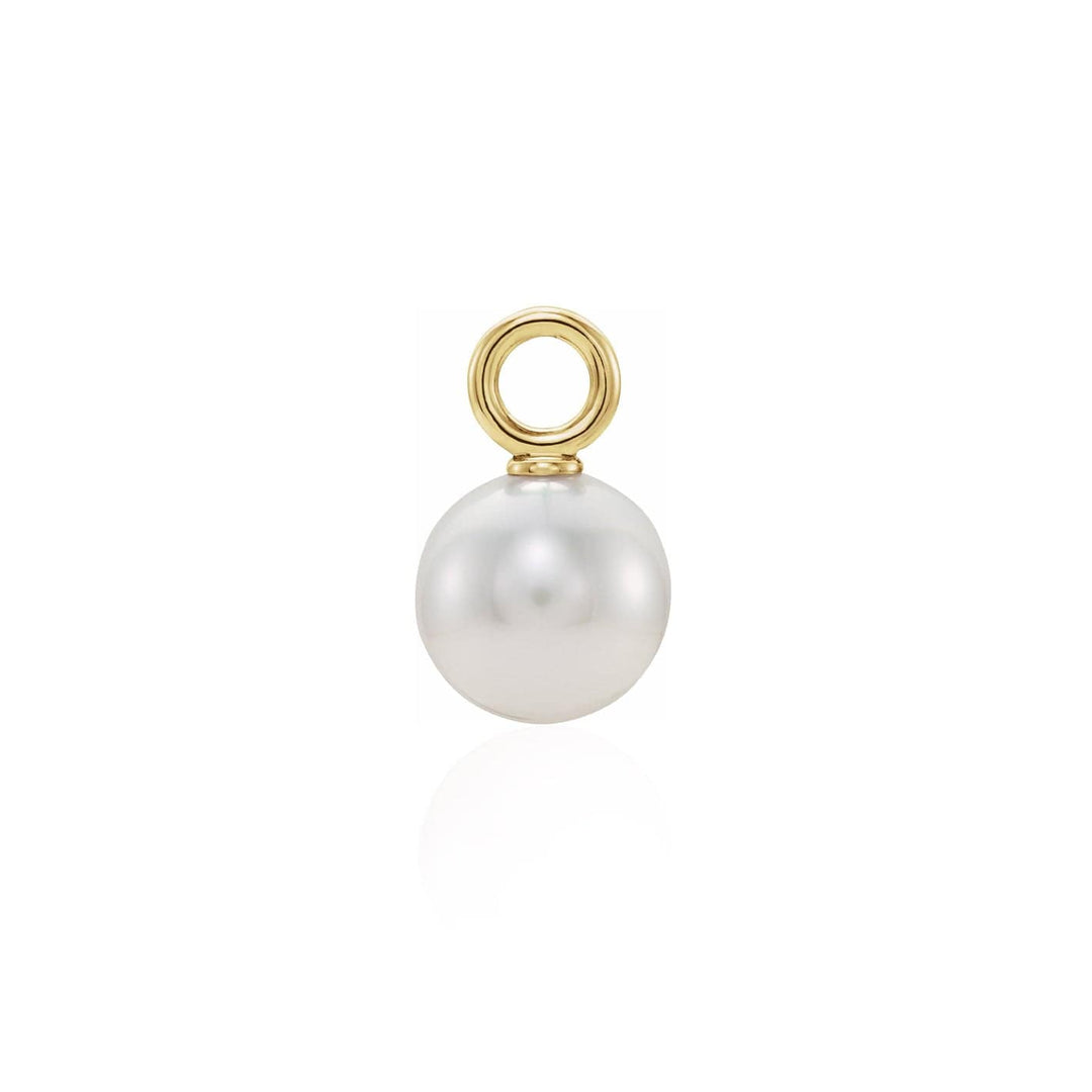 Mathieu Blanchard Pendentif perle d'eau douce et or 10K ou argent sterling