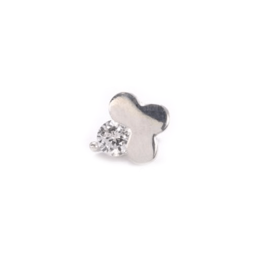 - 1.6mm (14g) / Argent 925 Trèfle 14g en argent 925