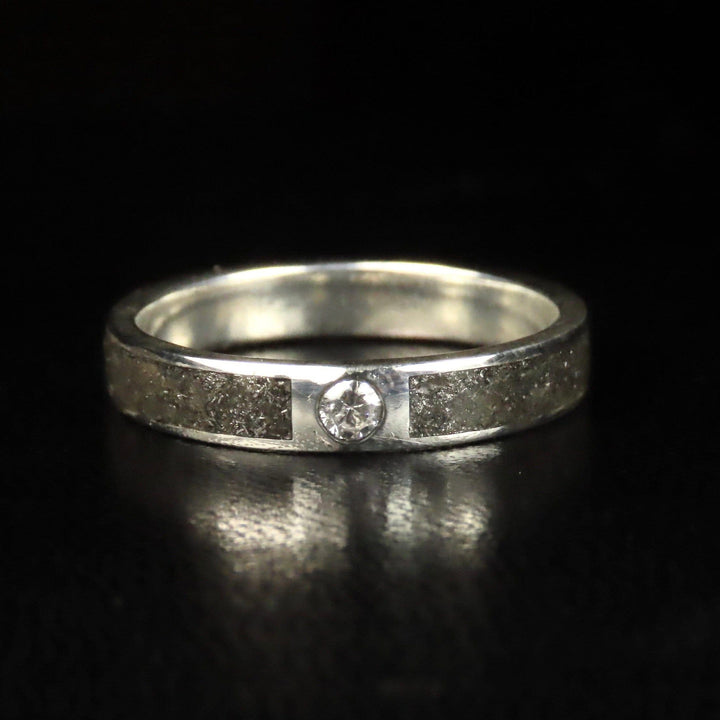 Atelier du bon bouleau Bagues Bague Poussières d’étoiles, or 14K - 18K et moissanite personnalisée