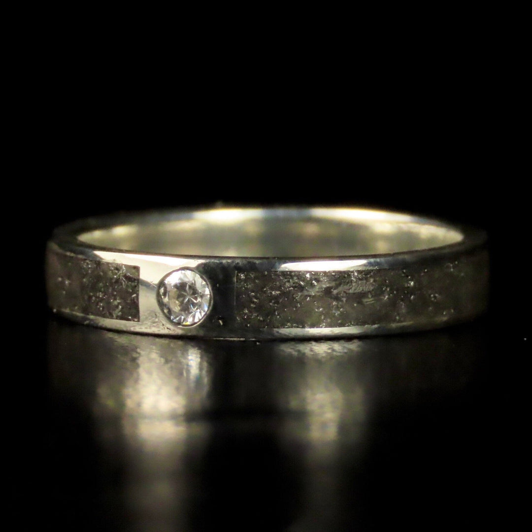 Atelier du bon bouleau Bagues Bague Poussières d’étoiles, or 14K - 18K et moissanite personnalisée