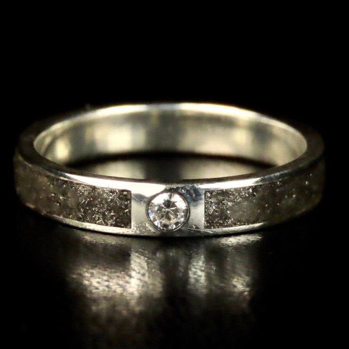 Atelier du bon bouleau Bagues Bague Poussières d’étoiles, or 14K - 18K et moissanite personnalisée