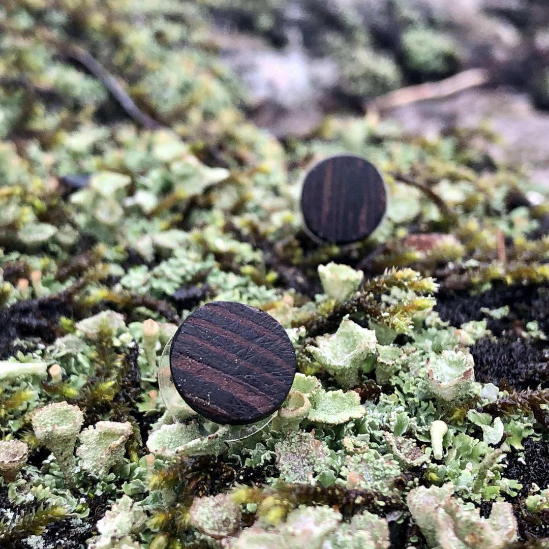 Atelier du bon bouleau Boucles d'oreilles minimalistes en bois personnalisée