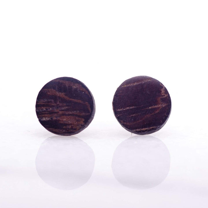 Atelier du bon bouleau Boucles d'oreilles minimalistes en bois personnalisée