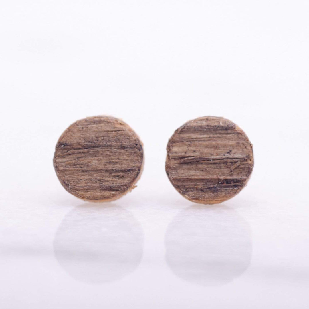 Atelier du bon bouleau Boucles d'oreilles minimalistes en bois personnalisée