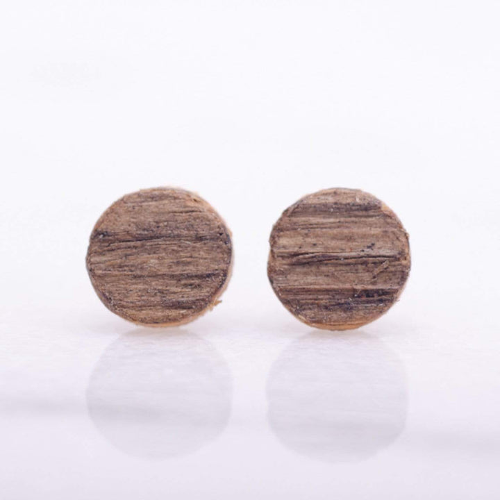 Atelier du bon bouleau Boucles d'oreilles minimalistes en bois personnalisée