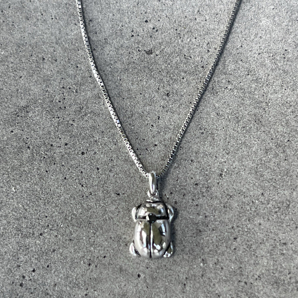 Caroline Néron Collier Protecteur diamant noir et argent sterling