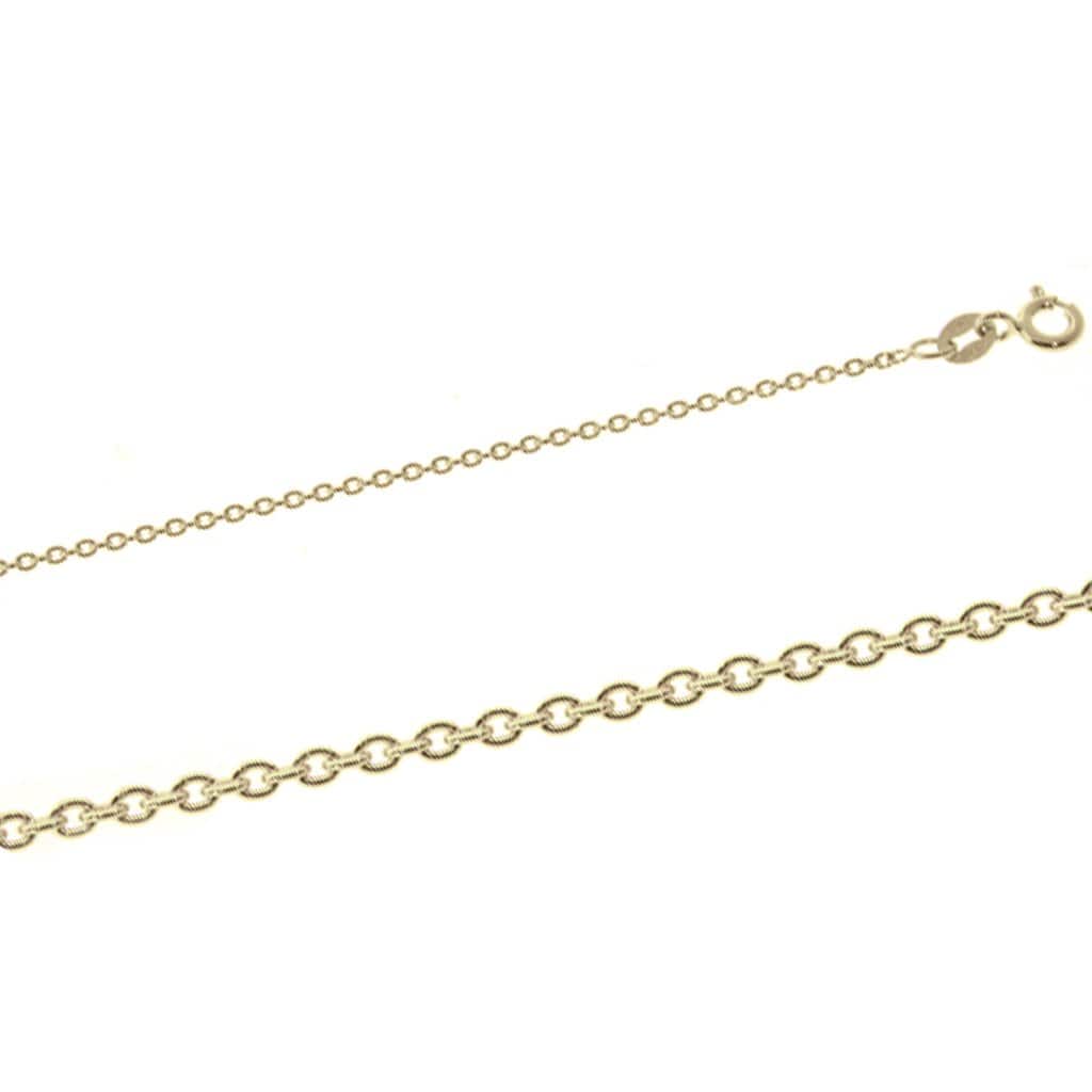 - Chaîne Rolo 030 en or jaune 10K
