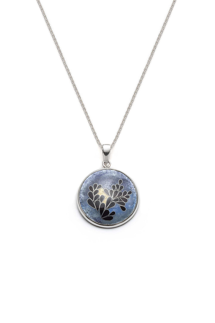 Gayane Avetisyan Collier Floral en argent fin et émail