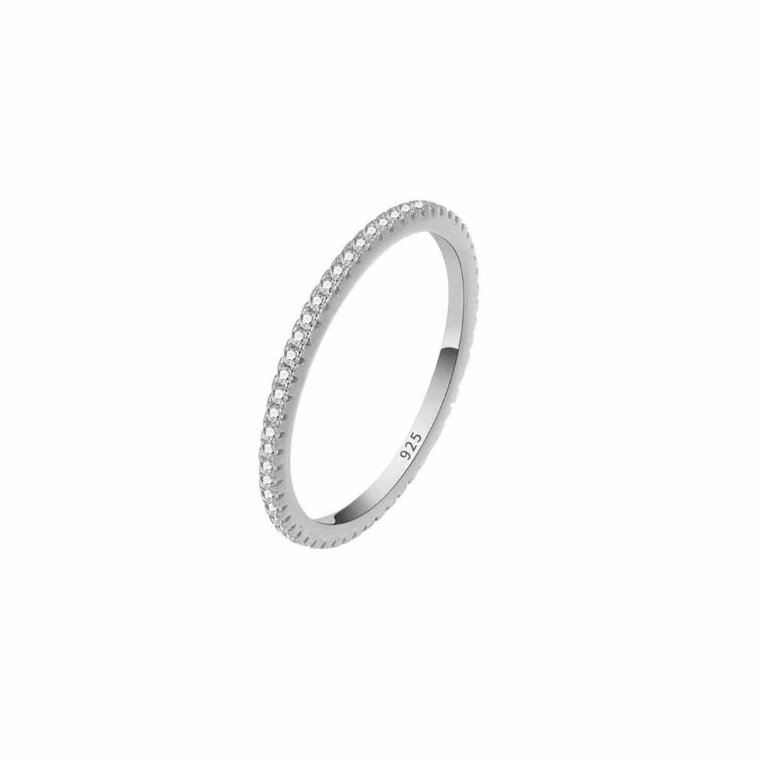 Mathieu Blanchard Bagues Bague L'éternité en argent sterling