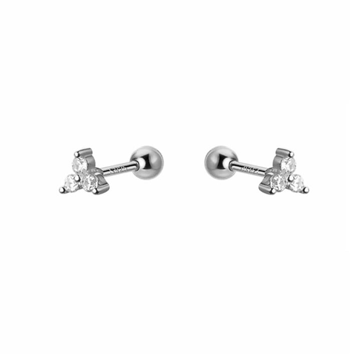 Mathieu Blanchard Boucles d'oreilles Argent Boucles d'oreilles Trinity en argent sterling