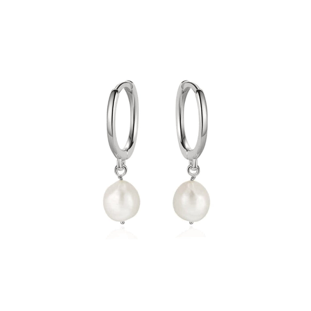 Mathieu Blanchard Boucles d'oreilles Boucles d'oreilles Huggies Perles Baroques en argent sterling