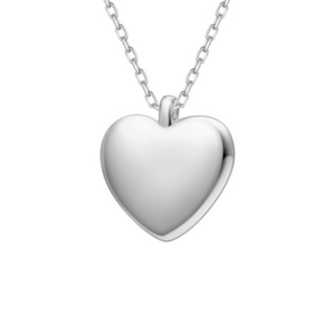 Mathieu Blanchard Collier Coeur Minimaliste en argent sterling