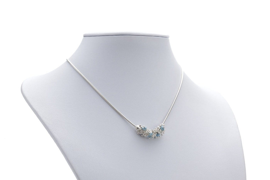 Michaud Michaud Colliers Collier avec un pouce de Shikshok classique, garni de turquoises