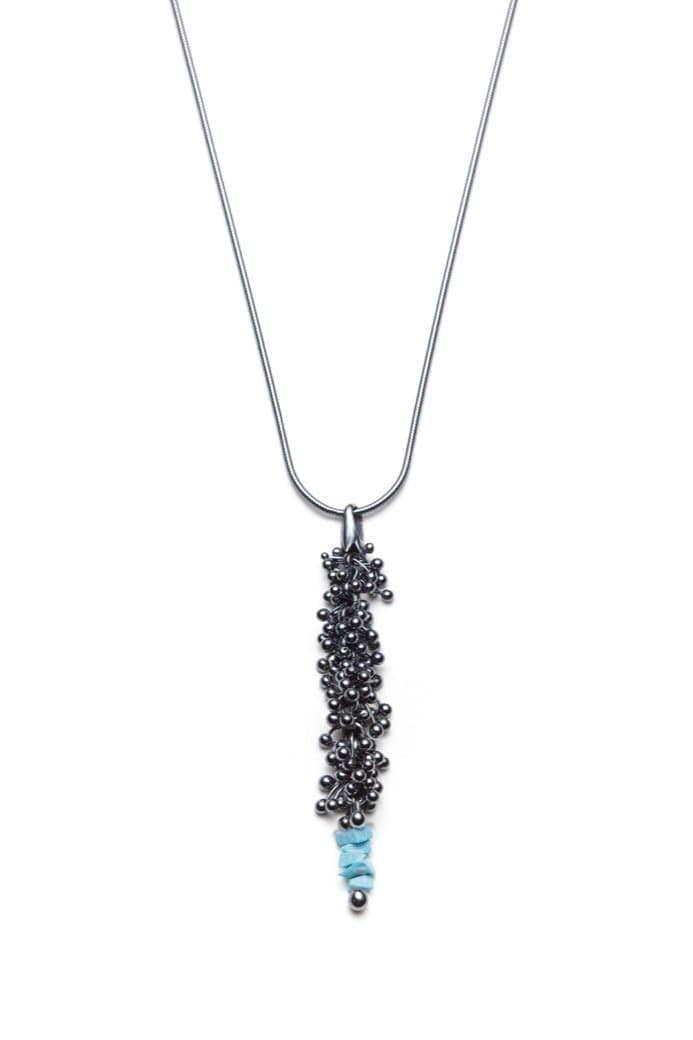 Michaud Michaud Colliers Collier ShikShok oxydé avec turquoises