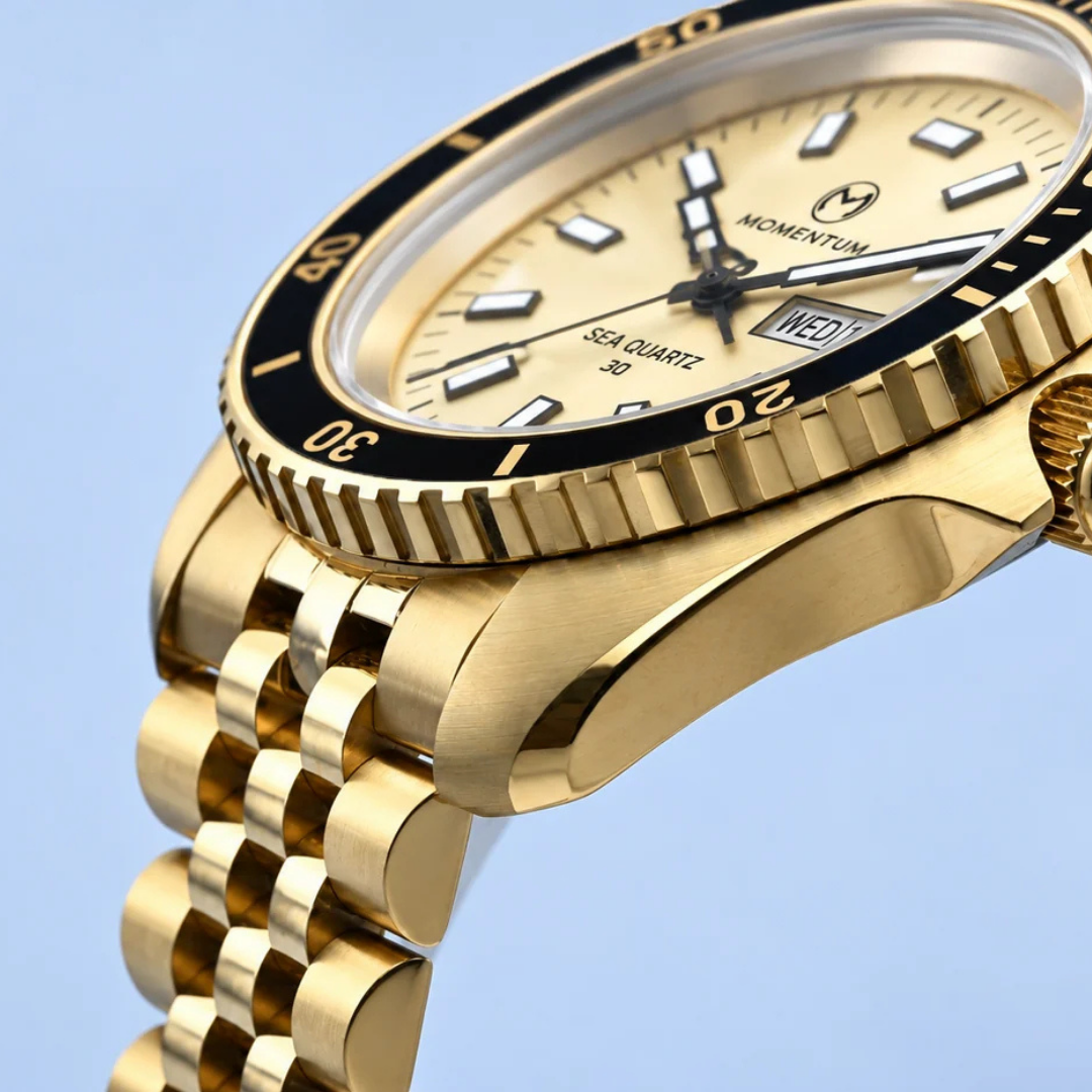 Montre Momentum Champagne Sea Quartz 30 - 42mm