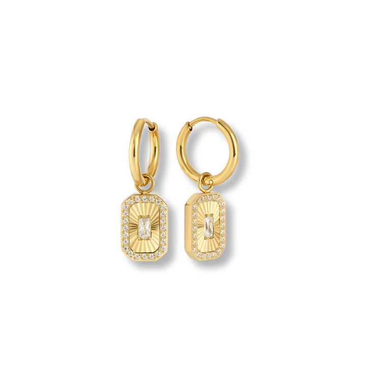 Orsay Stainless Steel Huggie Earrings