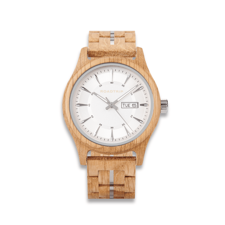 Roadtripmadewood Montre en bois Montre Roadtrip - L’Éveil en bois