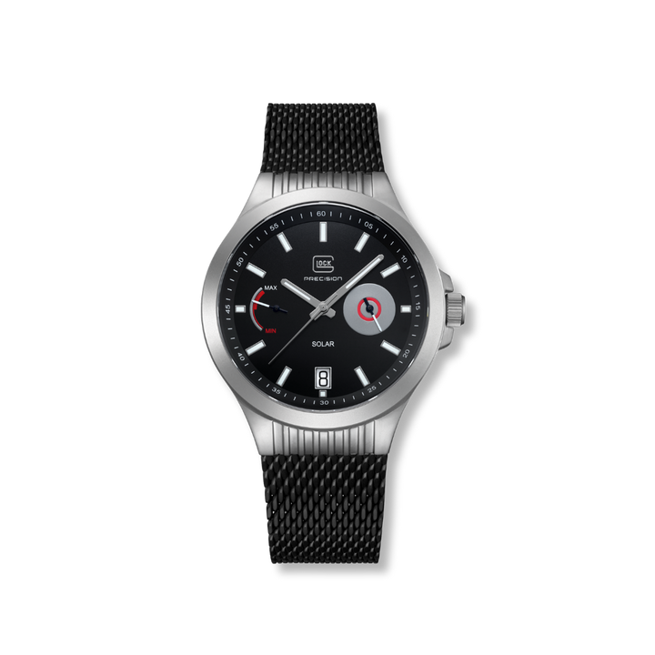 Montre GLOCK 42mm - Argent &amp; Noir GW19-2-22