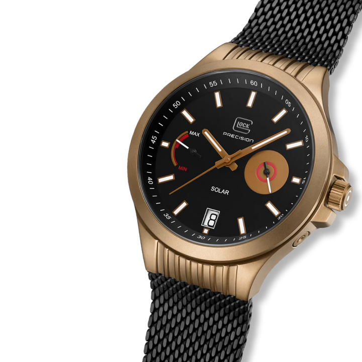 Montre GLOCK 42mm - Coyote &amp; Noir GW-19-3-22