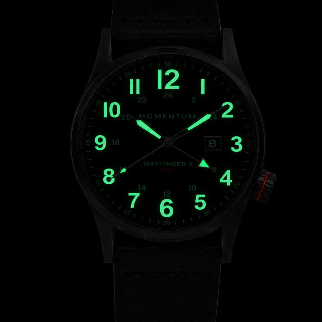 Montre Momentum Wayfinder II GMT- Noir 40mm