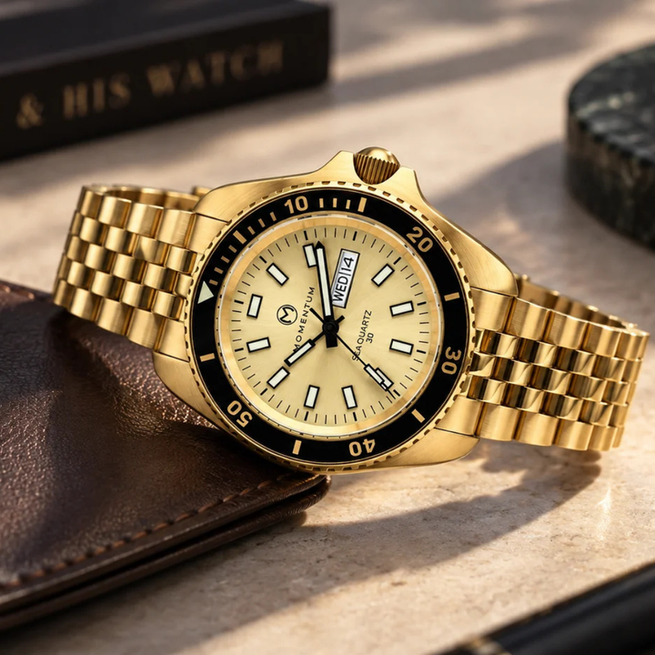 Montre Momentum Champagne Sea Quartz 30 - 42mm