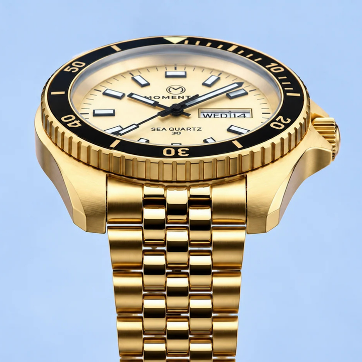 Montre Momentum Champagne Sea Quartz 30 - 42mm