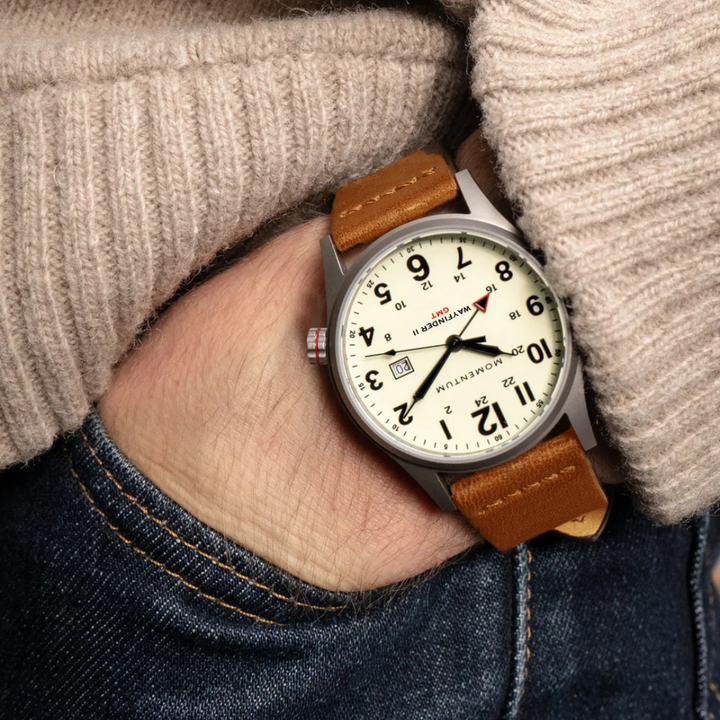 Montre Momentum Wayfinder II GMT- Blanc 40mm