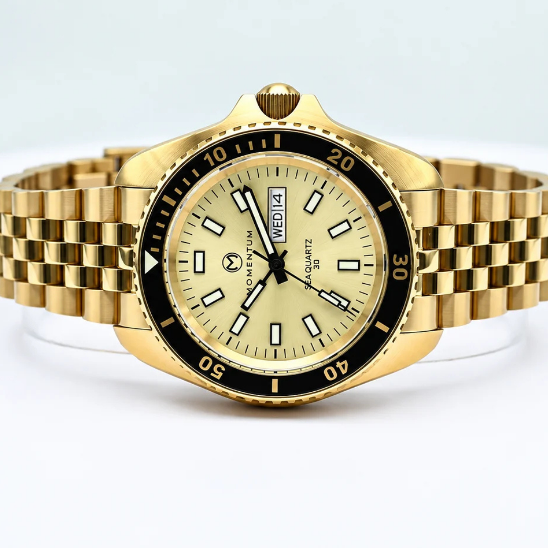 Montre Momentum Champagne Sea Quartz 30 - 42mm