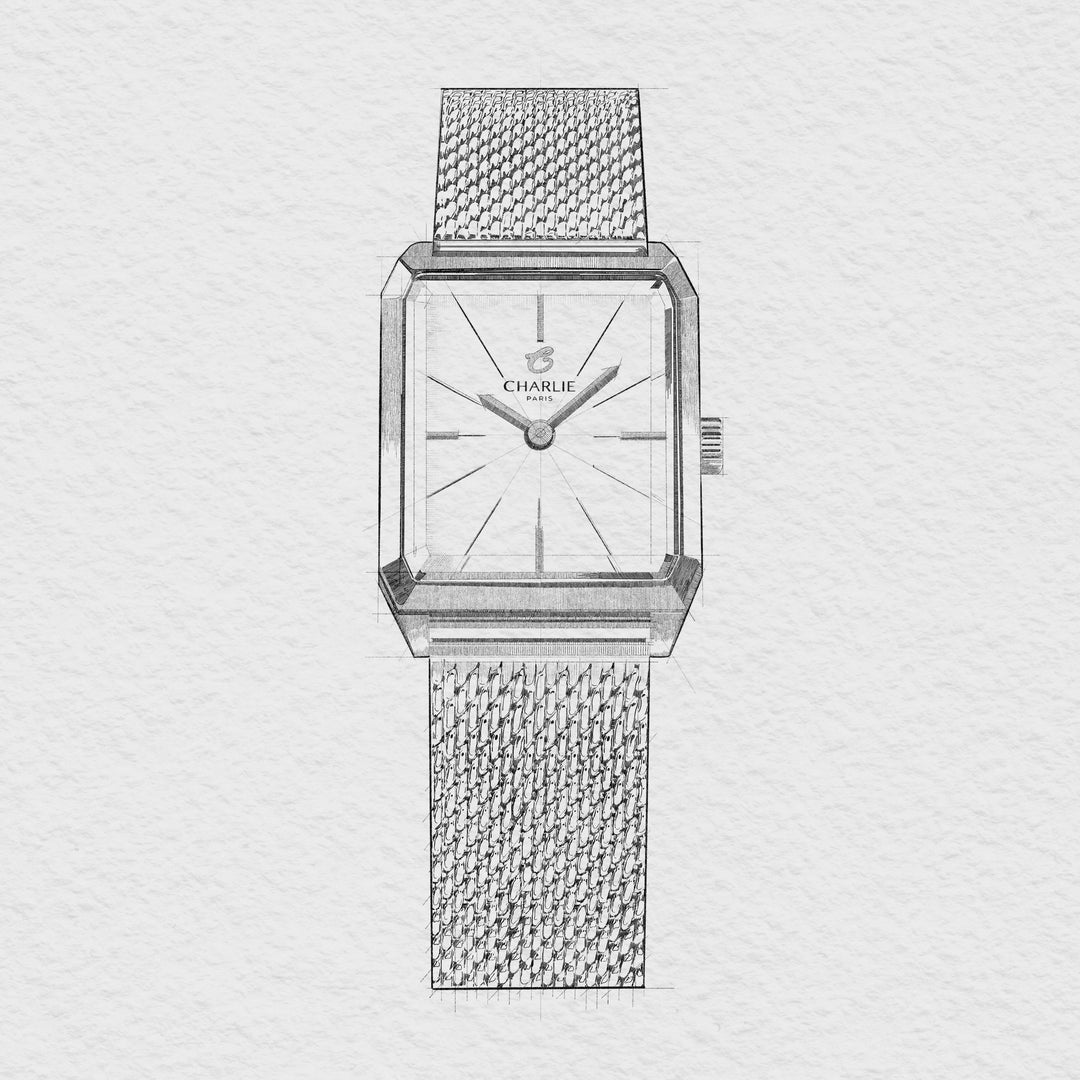 Montre Charlie Paris MONCEAU Minuit 36 mm