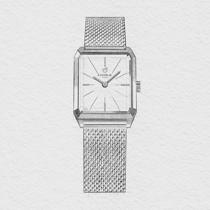 Montre Charlie Paris MONCEAU Minuit 36 mm