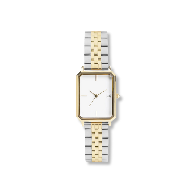 Mia Stainless Steel Angle Watch