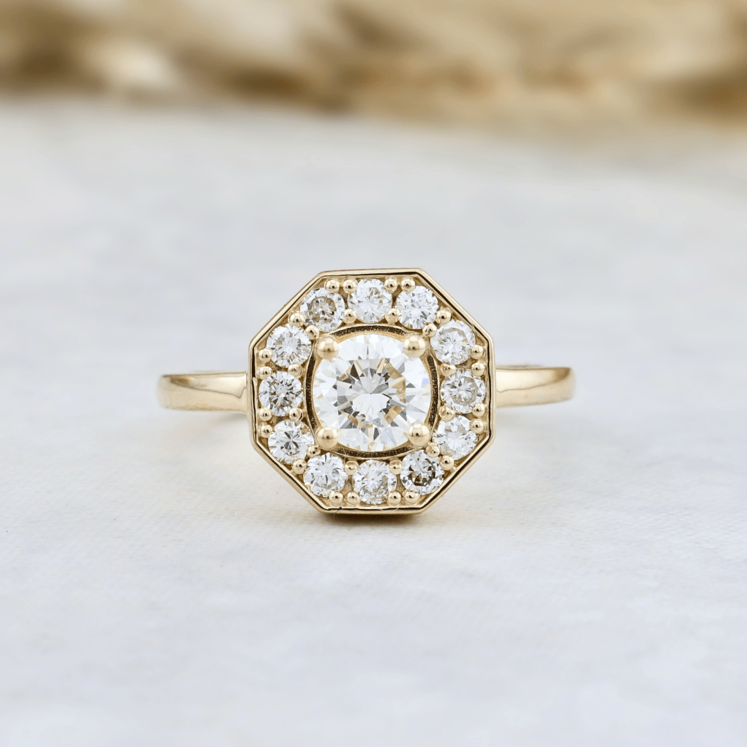 Bague Art Deco Diamants Mathieu Blanchard Bagues Bague Art Deco en or 18K et diamants - Sur mesure | Mathieu Blanchard Joaillerie Mathieu Blanchard Joaillerie