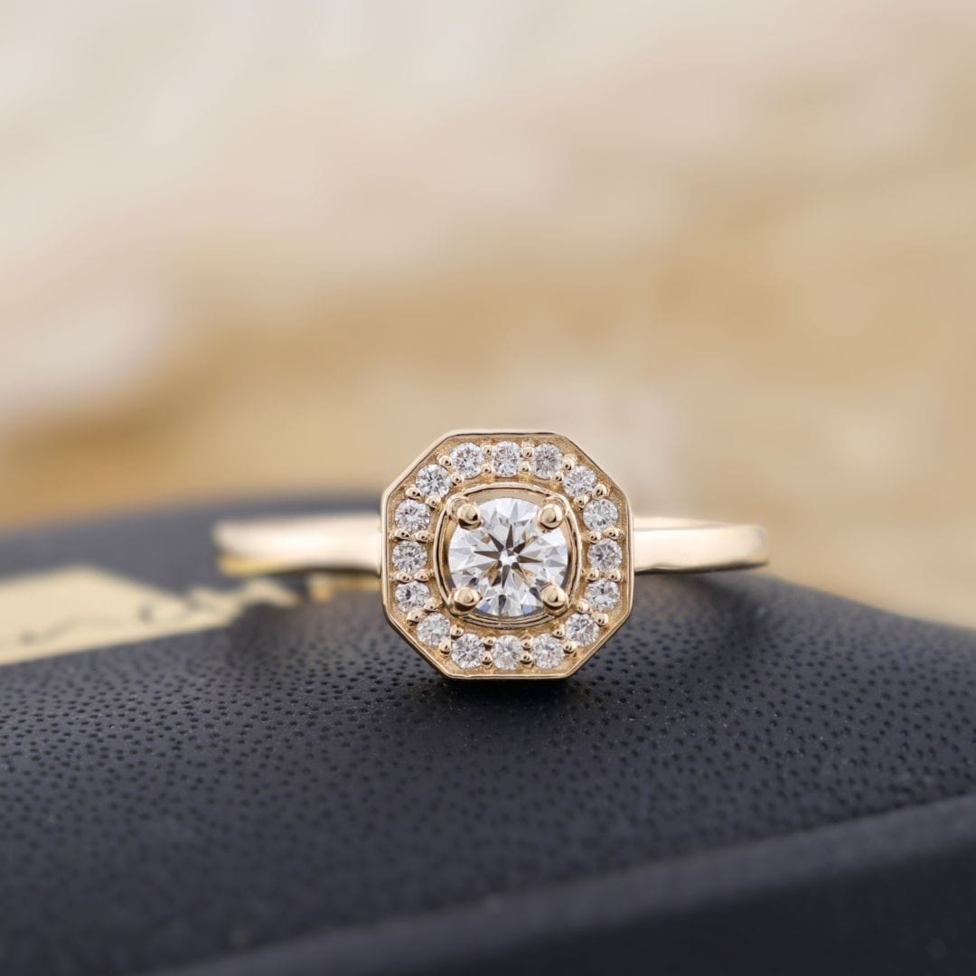 Bague Art Deco et diamants Mathieu Blanchard Bagues Bague Art Deco en or 18K et diamants - Sur mesure | Mathieu Blanchard Joaillerie Mathieu Blanchard Joaillerie