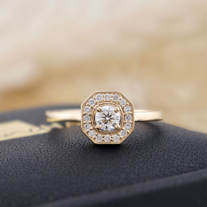 Bague Art Deco et diamants Mathieu Blanchard Bagues Bague Art Deco en or 18K et diamants - Sur mesure | Mathieu Blanchard Joaillerie Mathieu Blanchard Joaillerie