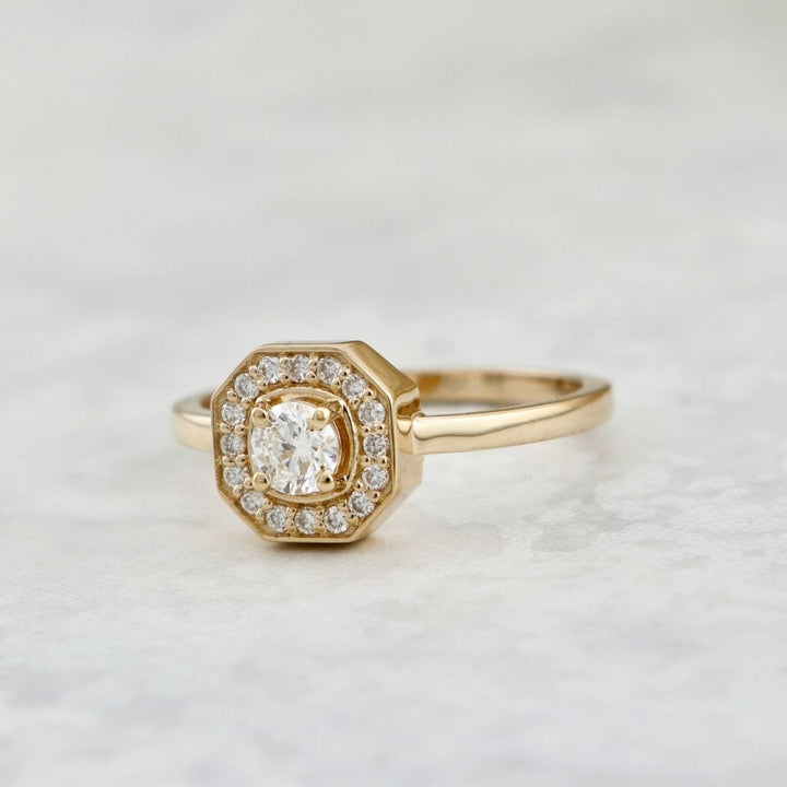 Bague Art Deco et diamants Mathieu Blanchard Bagues Bague Art Deco en or 18K et diamants - Sur mesure | Mathieu Blanchard Joaillerie Mathieu Blanchard Joaillerie